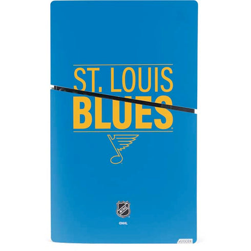 NHL St. Louis Blues Lineup PS5 Slim Digital Edition Console Skin